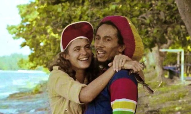 Bob Marley and Cindy Breakspeare
