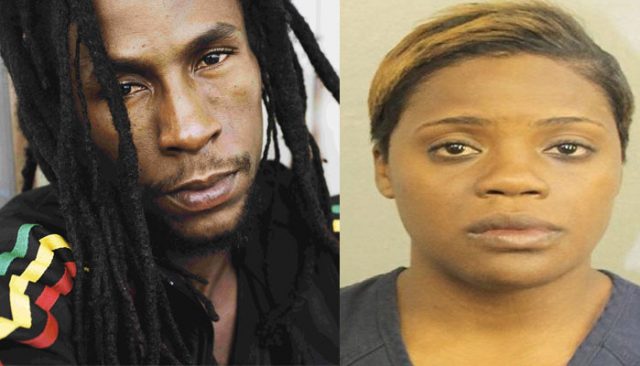 Jah Cure and sister Mckadia Damale Alcock